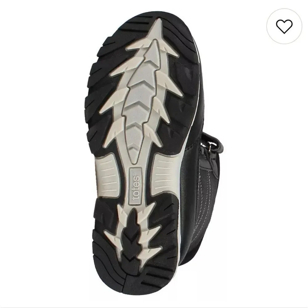 Black Winter Snow Boots